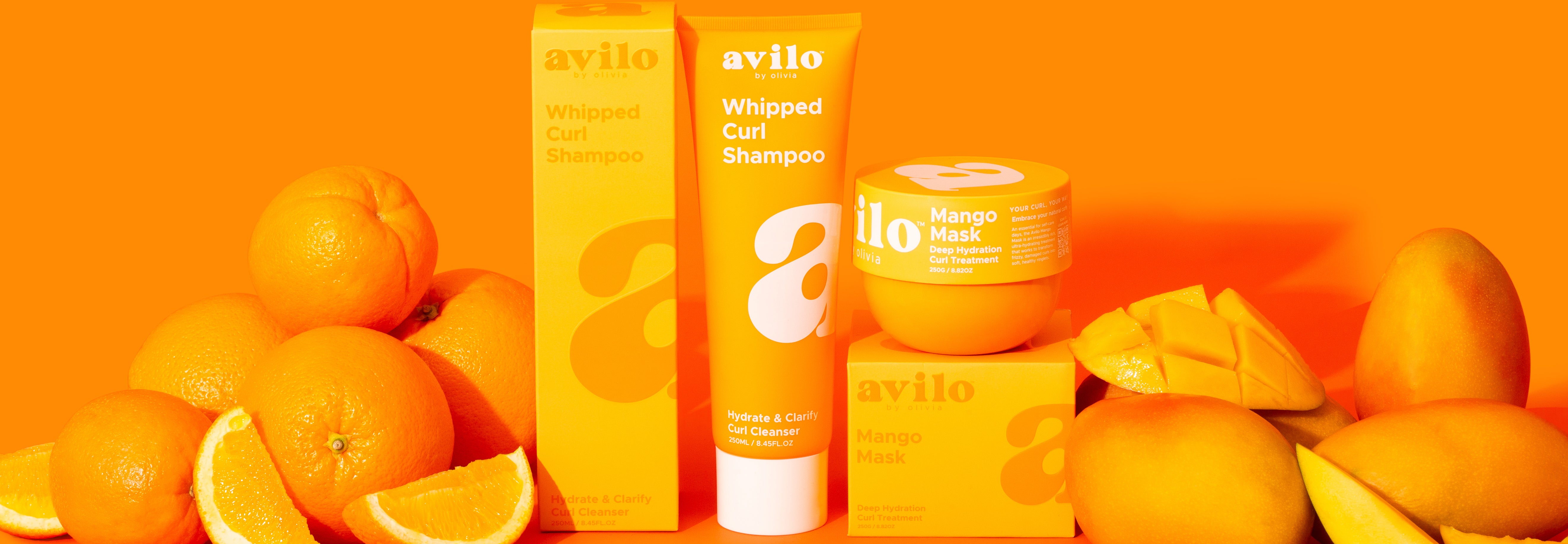 Curly Hair Shampoo and Conditioner with Hair Mask